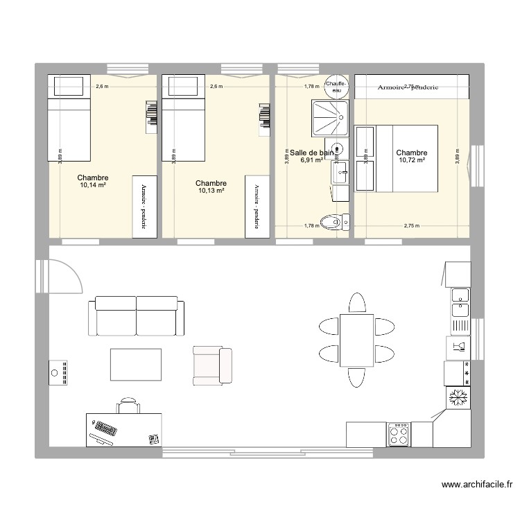 MAISON LUCIE. Plan de 0 pièce et 0 m2