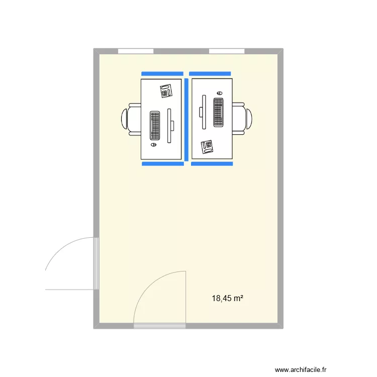 Pool t&eacute;l&eacute;phonique 2eme. Plan de 