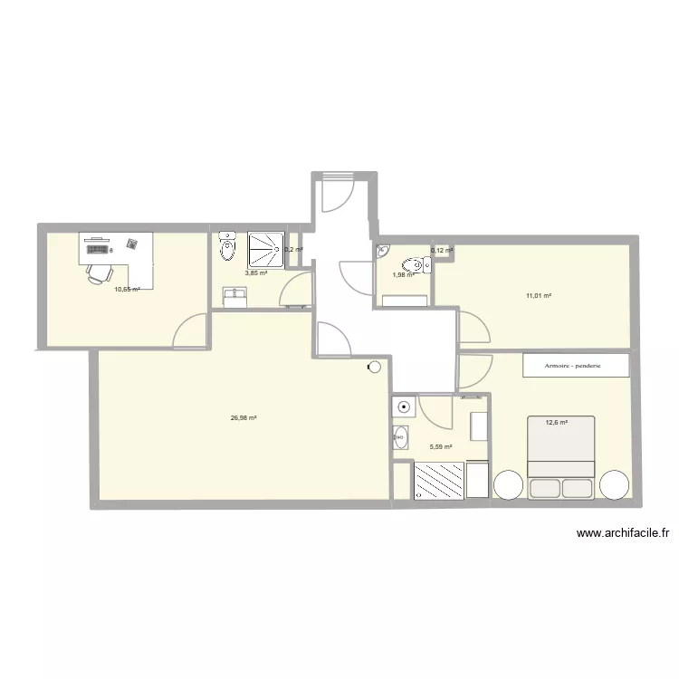 PLAN1. Plan de 9 et 73 m² PLAN1. Plan de 9 et 73 m²