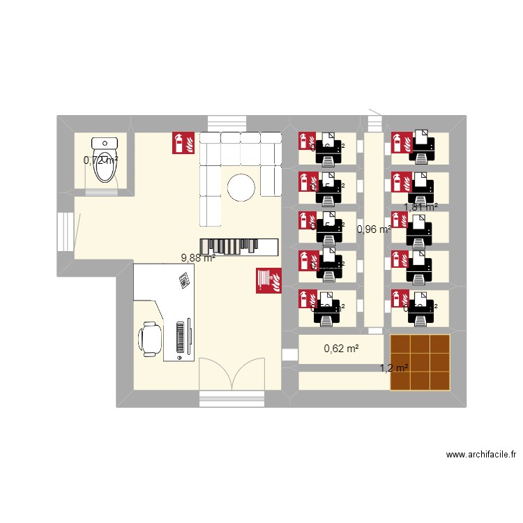 omaaarr. Plan de 0 pièce et 0 m2