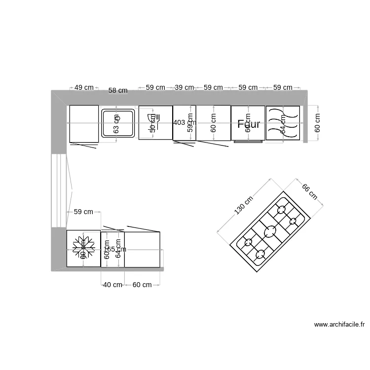 Cuisine. Plan de Cuisine. Plan de
