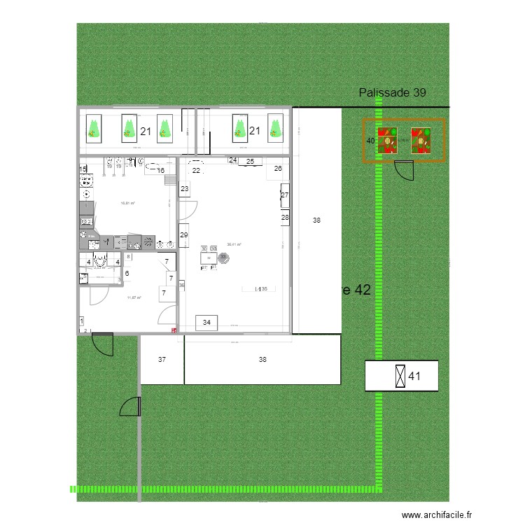 milieux d'accuille02. Plan de 0 pièce et 0 m2