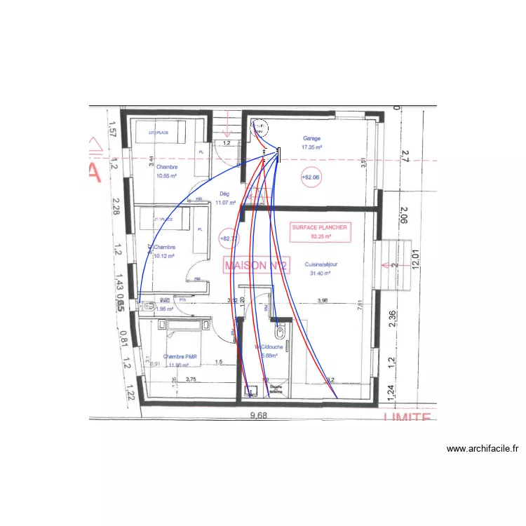 PLAN TABARAKA MAISON 2 HYDRAULIQUE. Plan de 