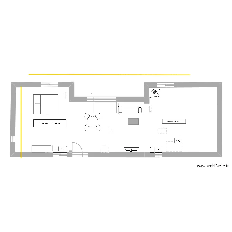 ST JEAN TROLIMON V1 50M2. Plan de ST JEAN TROLIMON V1 50M2. Plan de