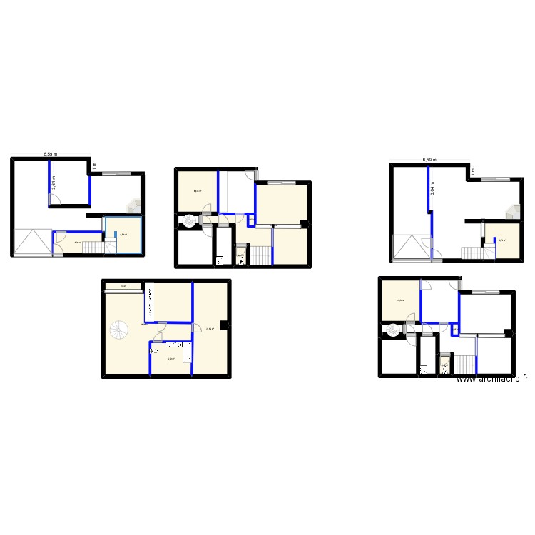 Naujac. Plan de 0 pièce et 0 m2