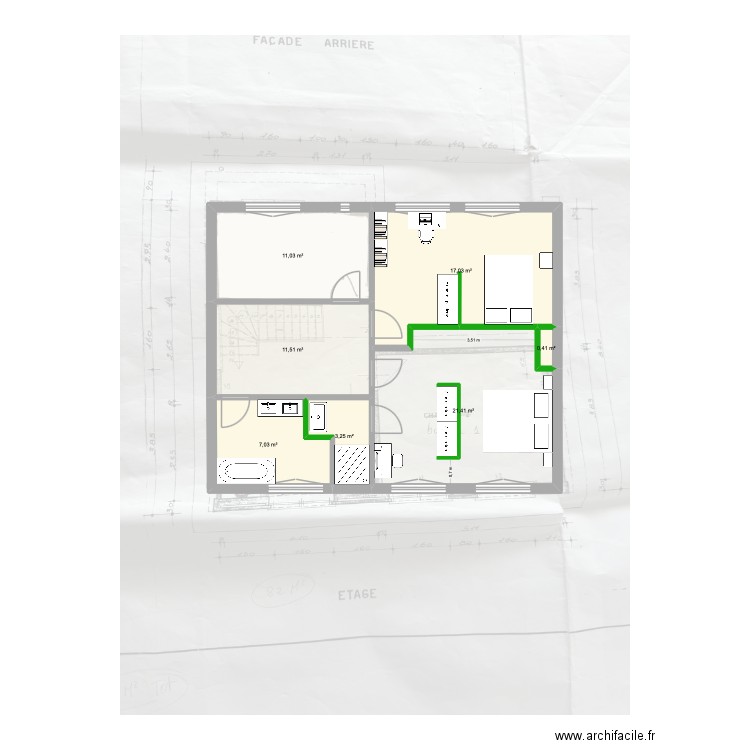 2025 11 Kobylinsky v02. Plan de 7 pièces et 72 m2