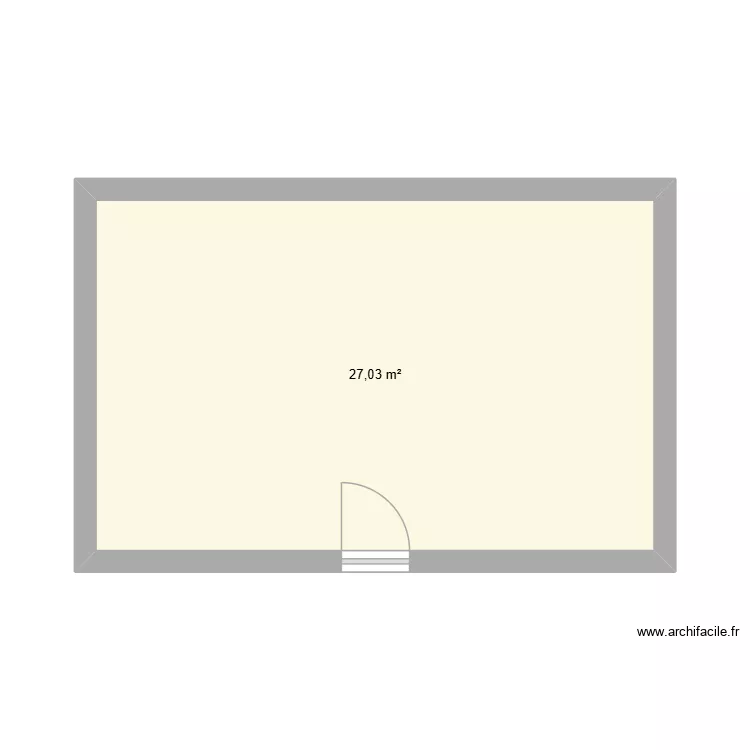 Test. Plan de 1  et 27 m²