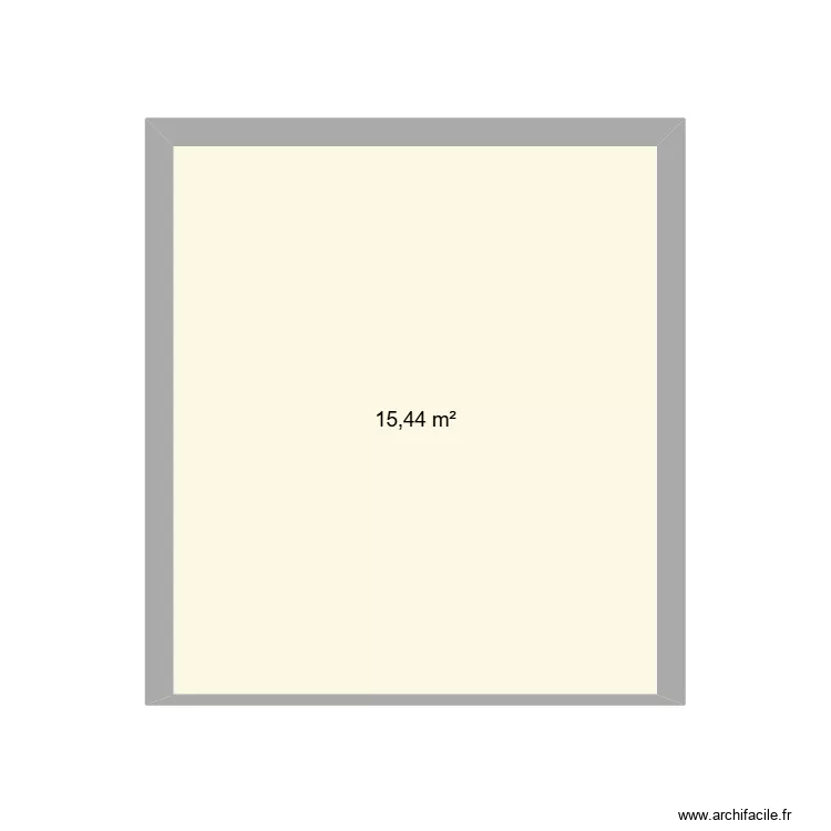 chambre Mila. Plan de 