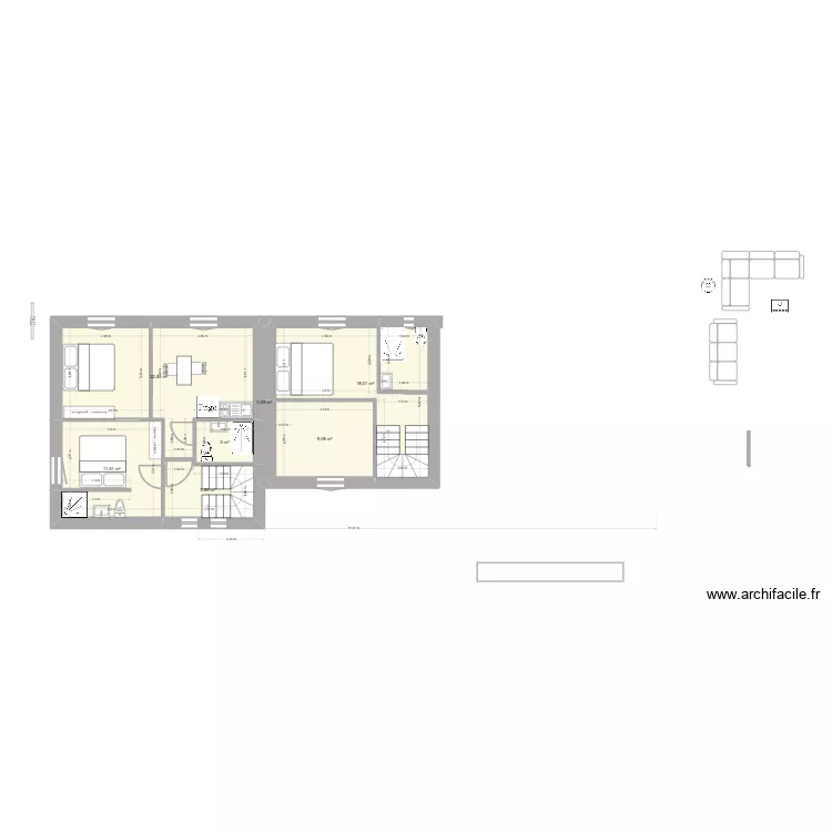 cc2modifier étage. Plan de 7 et 70 m² cc2modifier étage. Plan de 7 et 70 m²