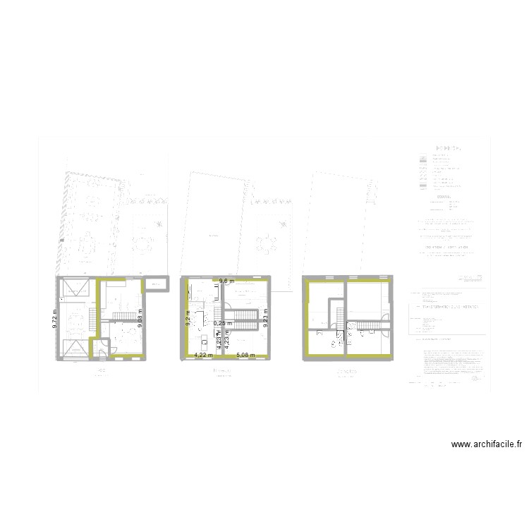 Fb bx ideal 360. Plan de 2 pièces et 174 m2