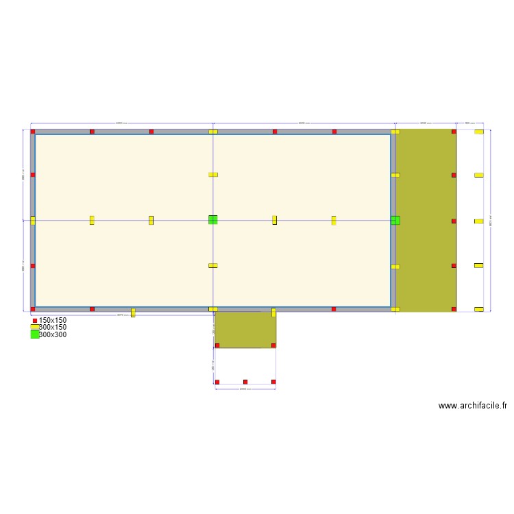 Сухарево Сваи. Plan de 3 pièces et 78 m2