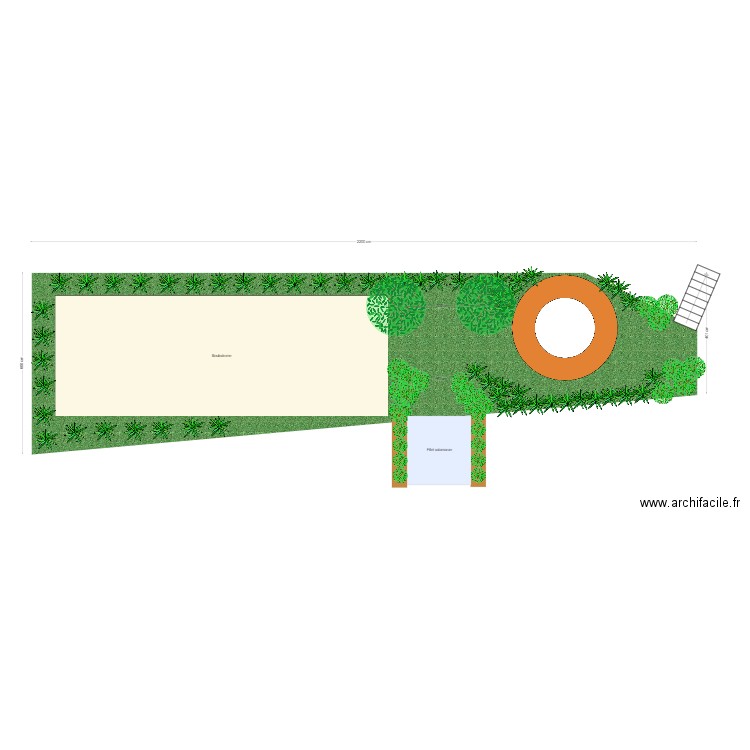 Treasse jardin 31. Plan de 0 pièce et 0 m2