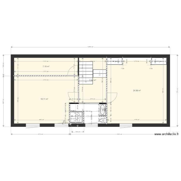 etage plou 2. Plan de 0 pièce et 0 m2