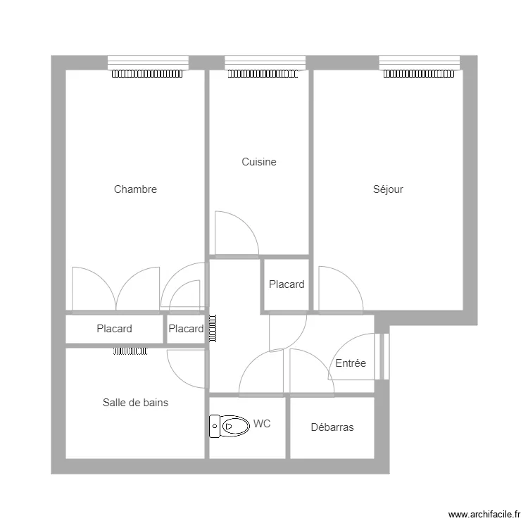 Cherpin. Plan de 10 et 40 m² Cherpin. Plan de 10 et 40 m²