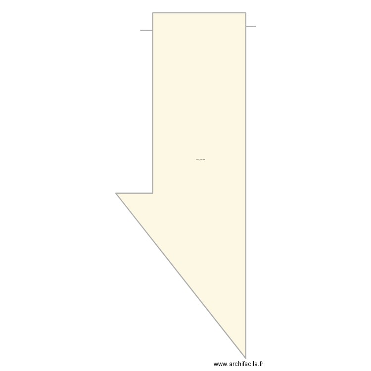 jardin 3. Plan de 1 pièce et 170 m2