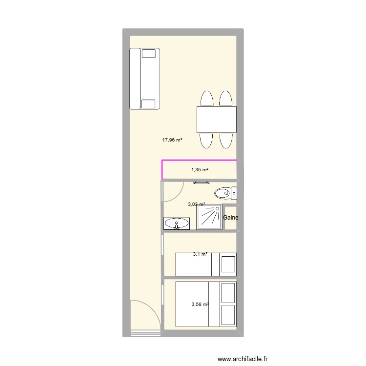 Roche Blanche 58 (2). Plan de 0 pièce et 0 m2 Roche Blanche 58 (2). Plan de 0 pièce et 0 m2
