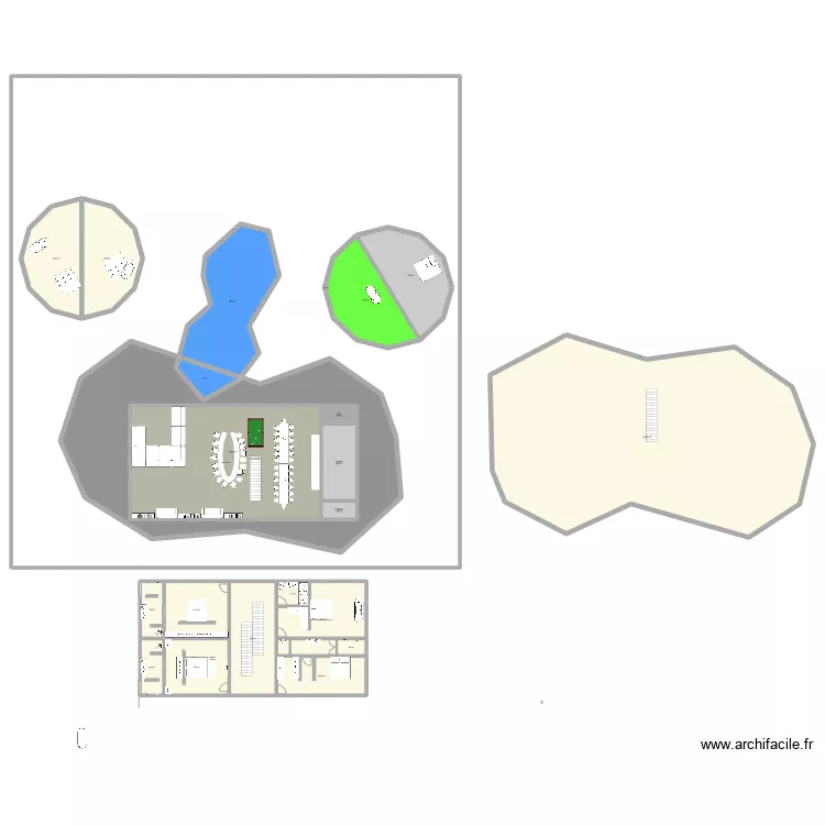 Villa AGUA. Plan de 