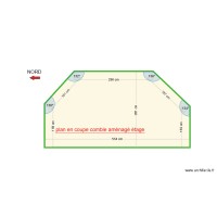 plan en coupe comble aménagé étage