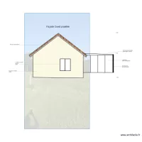 Facade Ouest projet&eacute;e