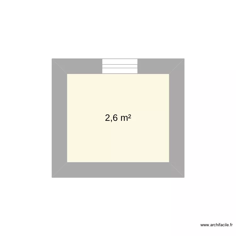 Plan boucherie viande et chef. Plan de 1  et 3 m²