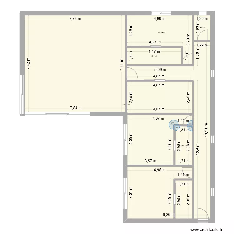 PLAN SANTA COMBA 3. Plan de 5 et 151 m² PLAN SANTA COMBA 3. Plan de 5 et 151 m²