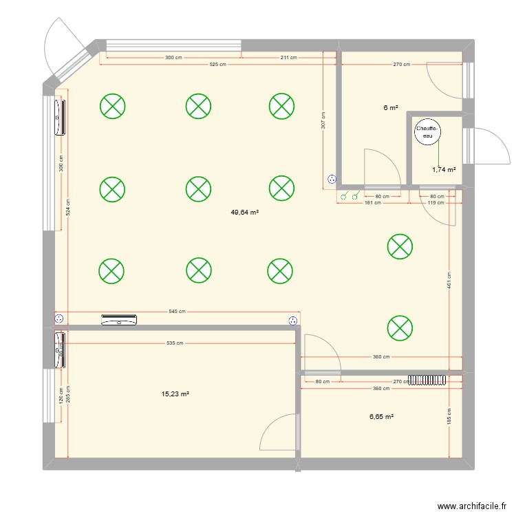 STORENGY AVANT. Plan de 5 pièces et 79 m2