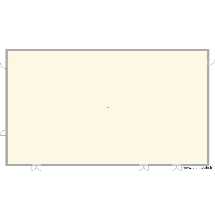 Brocaludo. Plan de 1 pièce et 510 m2