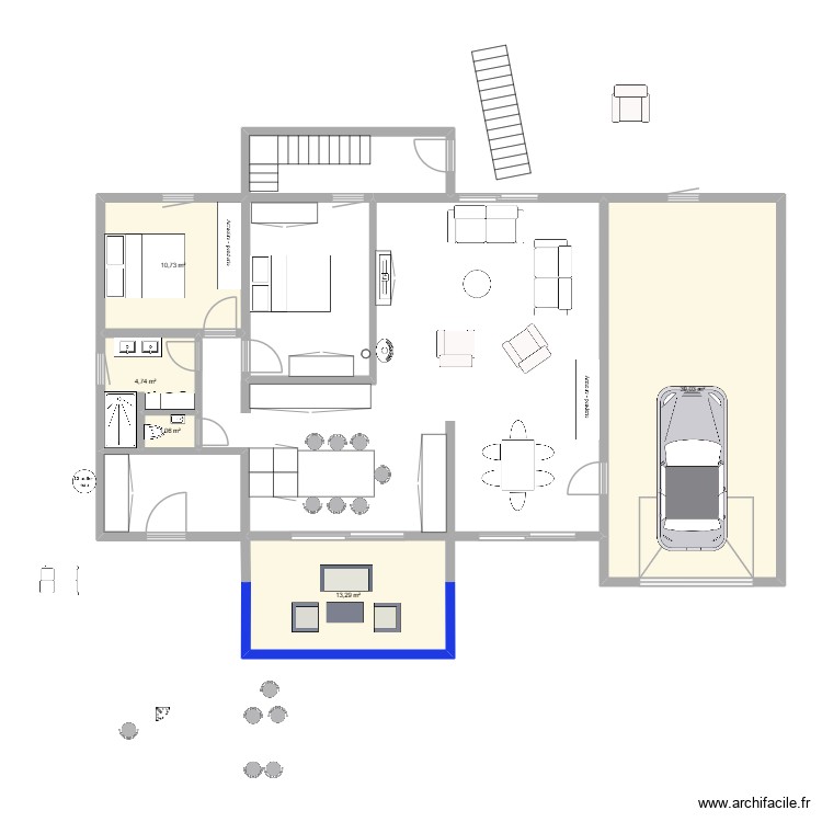 plan a ameliore. Plan de 0 pièce et 0 m2