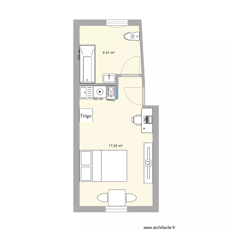 STUDIO BRUNET. Plan de 