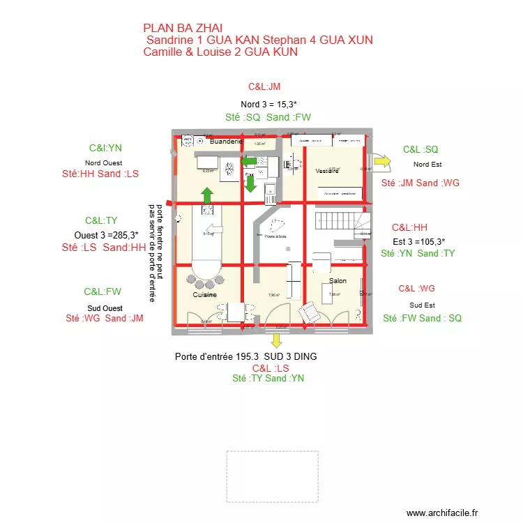 maison  11. Plan de 18  et 58 m²