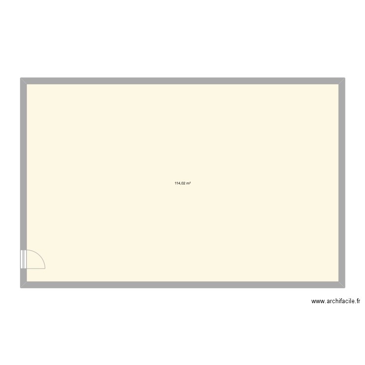 Maison Pau. Plan de 1 pièce et 114 m2