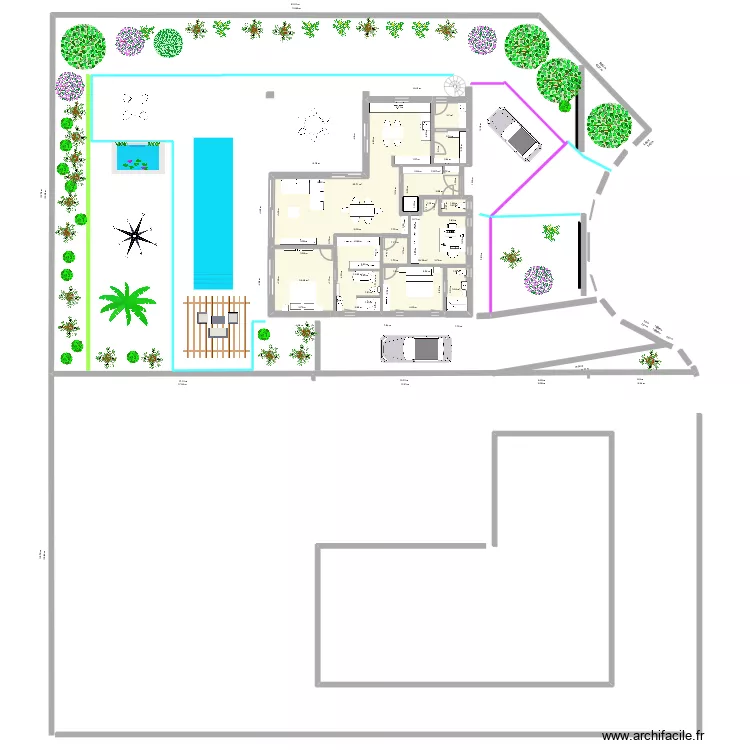 Projet 7 -version 4. Plan de 12  et 163 m²