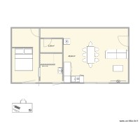 Appart 50m2 Pouilley-les-Vignes