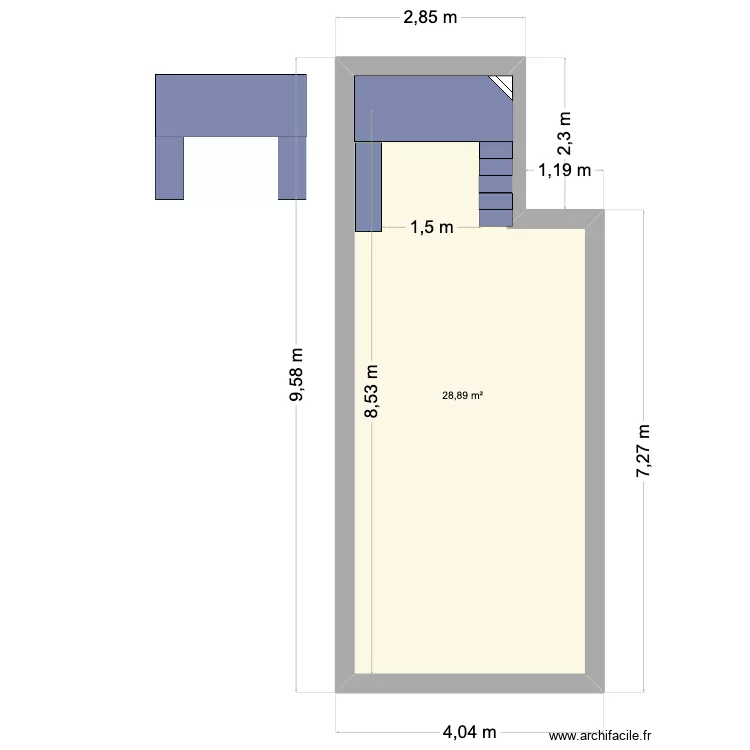 Piscine Feraille 2. Plan de 
