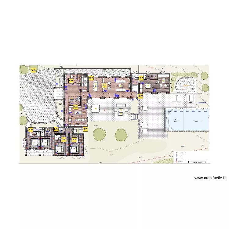 COCA - WIFI RDC + TERRASSE. Plan de COCA - WIFI RDC + TERRASSE. Plan de