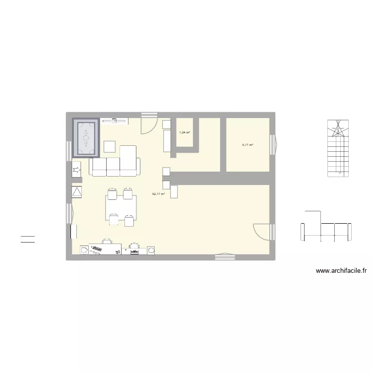 idée 3. Plan de 3 et 60 m² idée 3. Plan de 3 et 60 m²