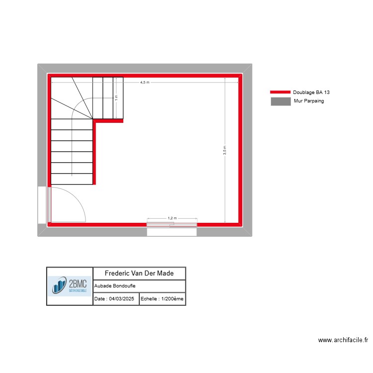 Aubade Bondoufle. Plan de 2 pièces et 33 m2