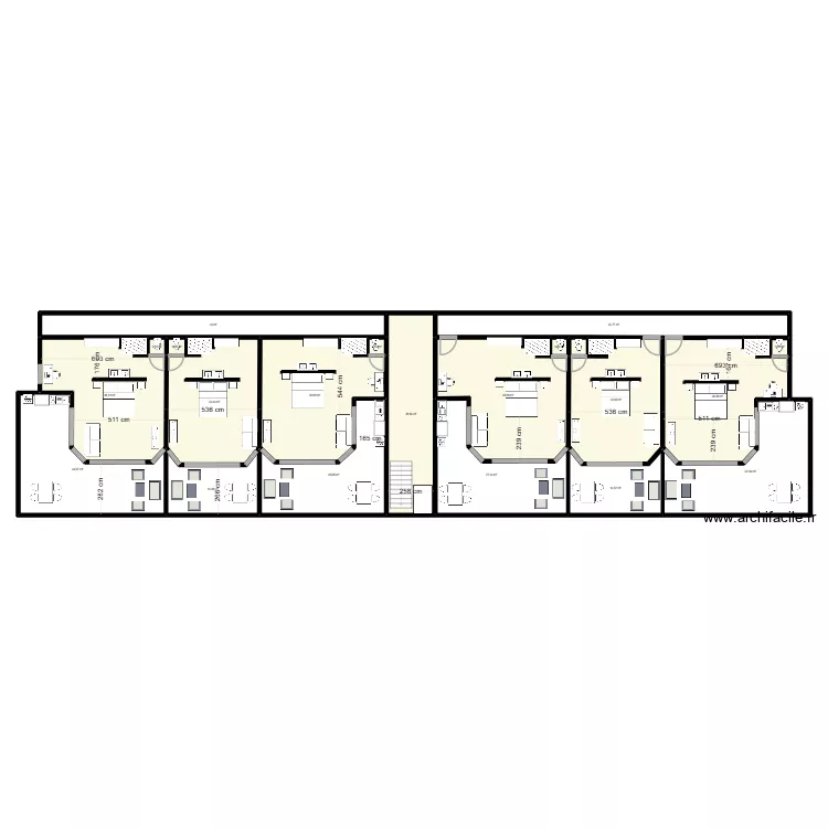 2&egrave;me ETAGE. Plan de 