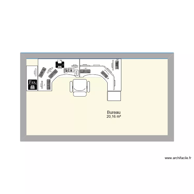 Projet pupitres BRIA 1. Plan de 