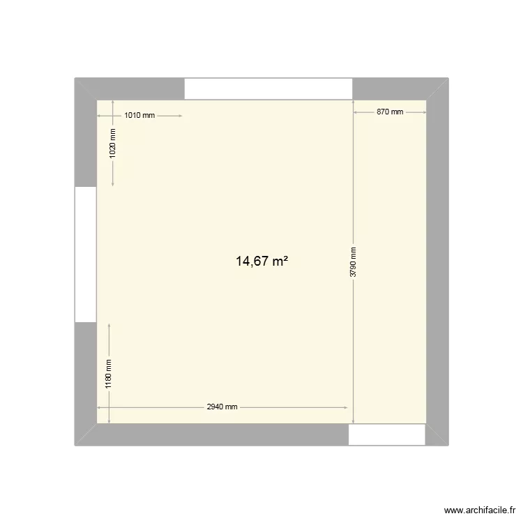 CUISINE. Plan de 