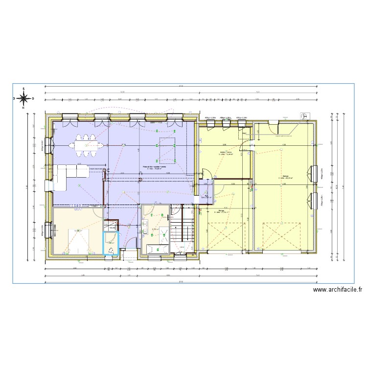 honore. Plan de 0 pièce et 0 m2