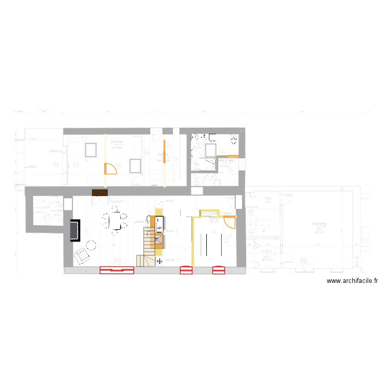 premier logement. Plan de 0 pièce et 0 m2