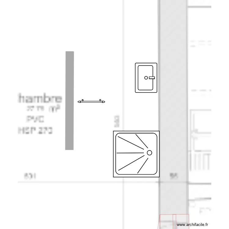 premier logement. Plan de 