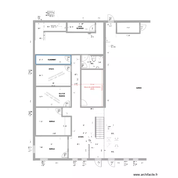 Plan chambly 1er &eacute;tage. Plan de 