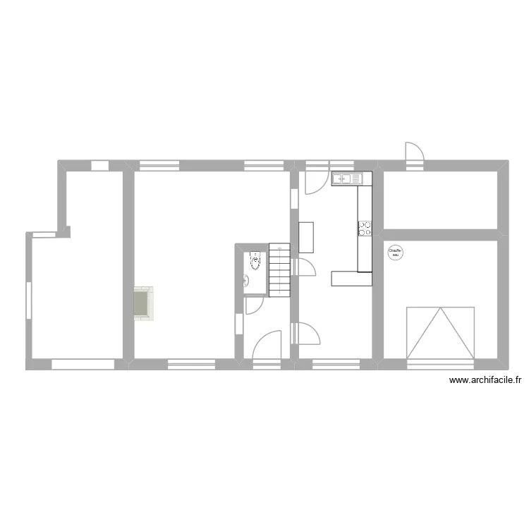 Acosse 3 RDC. Plan de 6 Pièces et 93 m² Acosse 3 RDC. Plan de 6 Pièces et 93 m²
