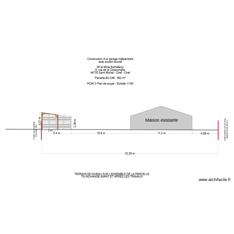 PCMI 3 BARTHELEMY. Plan de PCMI 3 BARTHELEMY. Plan de
