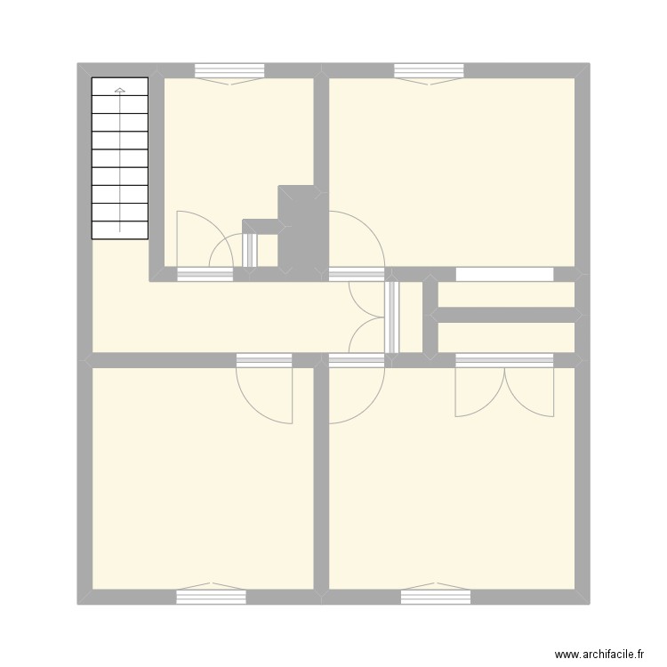 Bolzer. Plan de 19 pièces et 139 m2