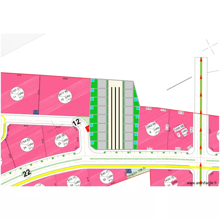 MSEL. Plan de 49  et 4024 m²
