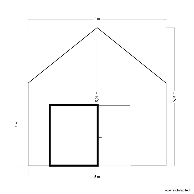 Maison du 30. Plan de 