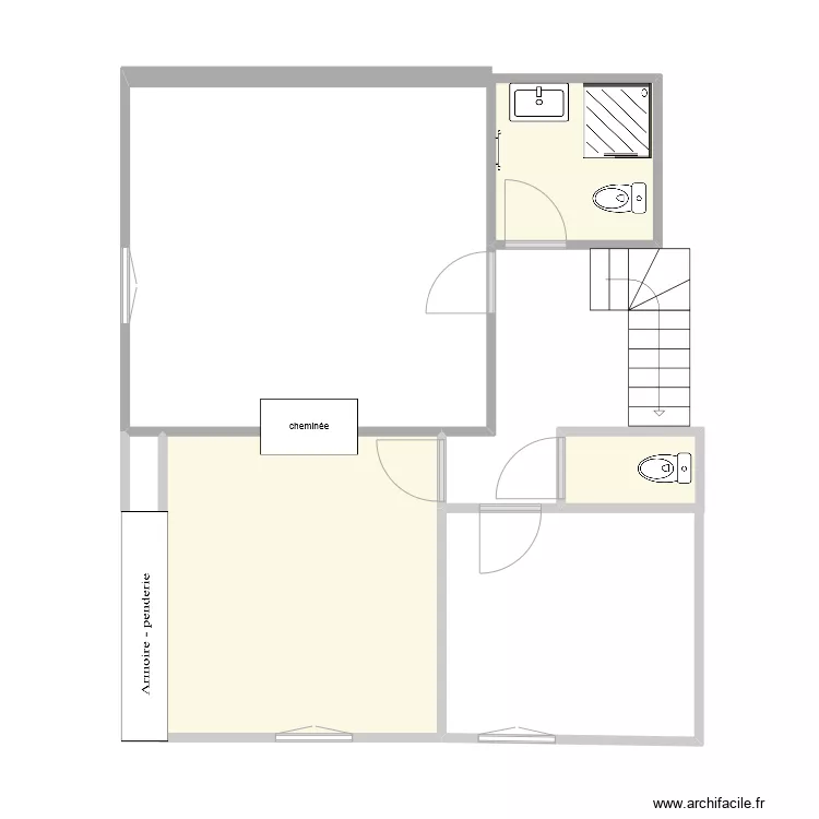 1er actuel. Plan de 